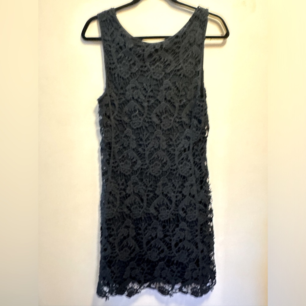 Navy thick lace Dress